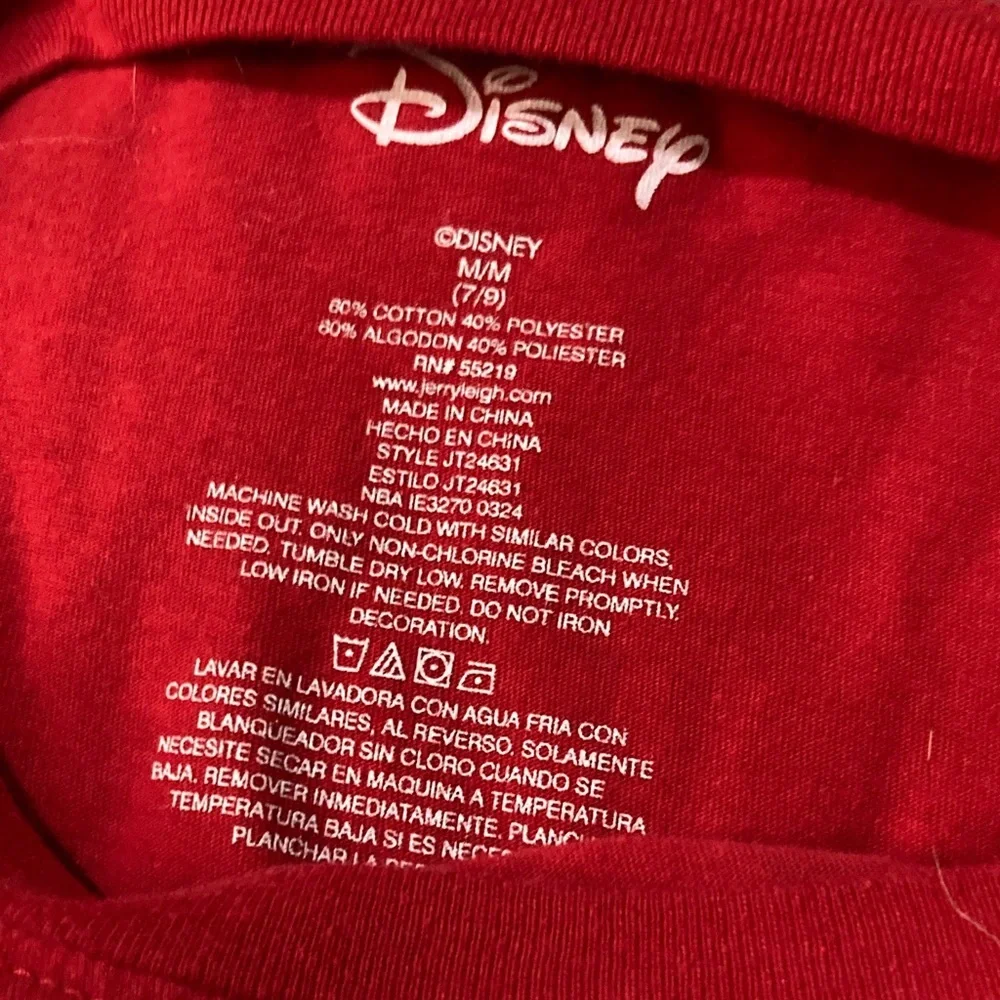 Disney Red Minnie Mouse Graphic Crop Tee
